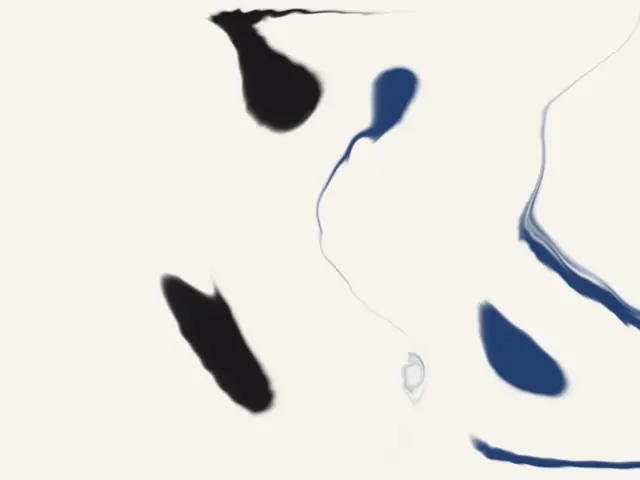 墨流し — Suminagashiの画面